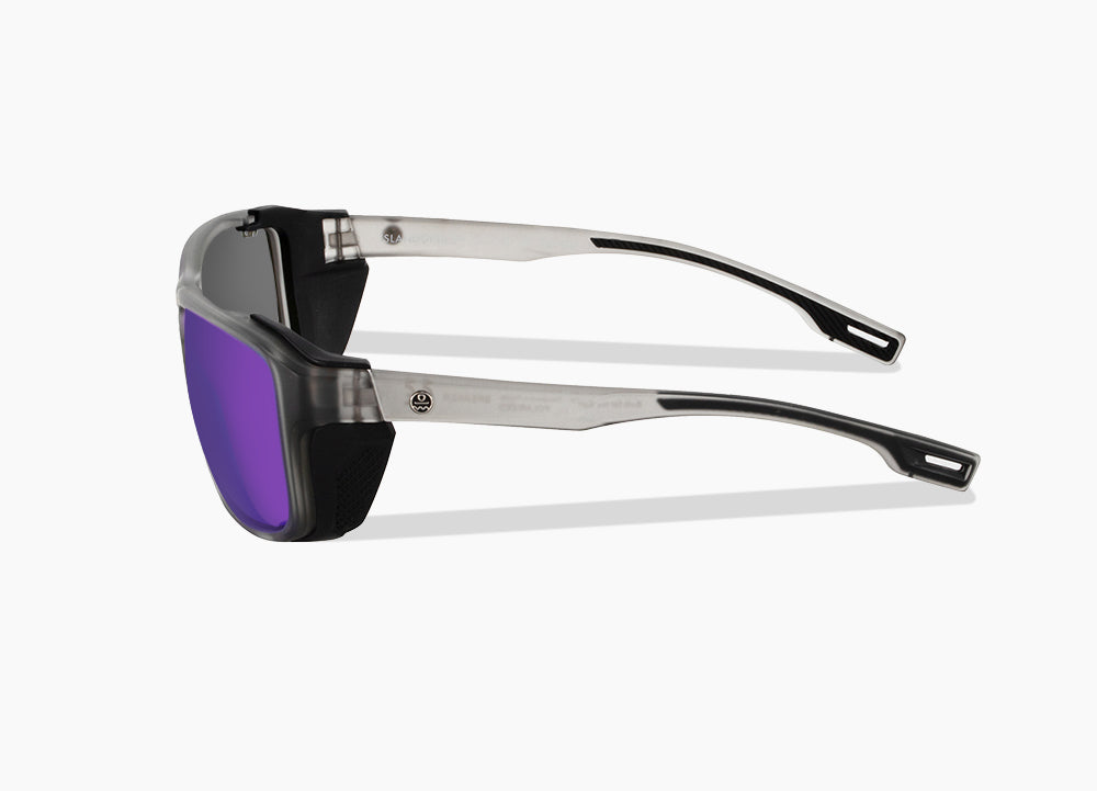 matte translucent gray|purple nova mirror