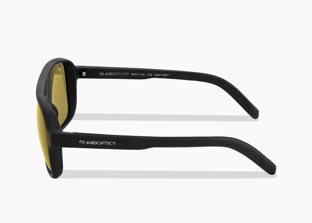 matte black|yellow low light