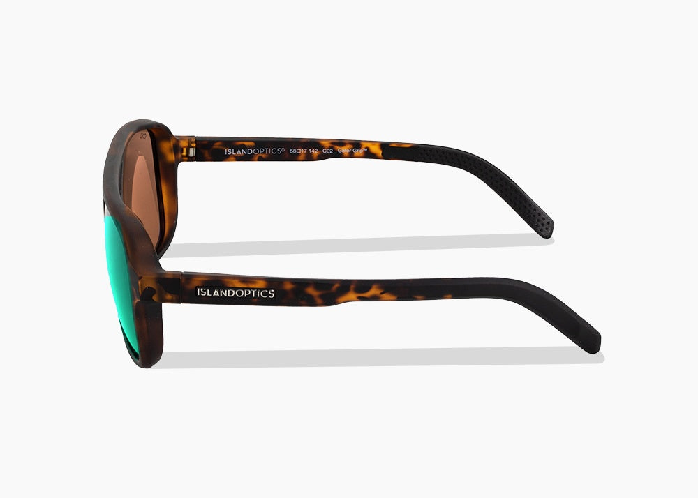 matte tortoise|green flash mirror