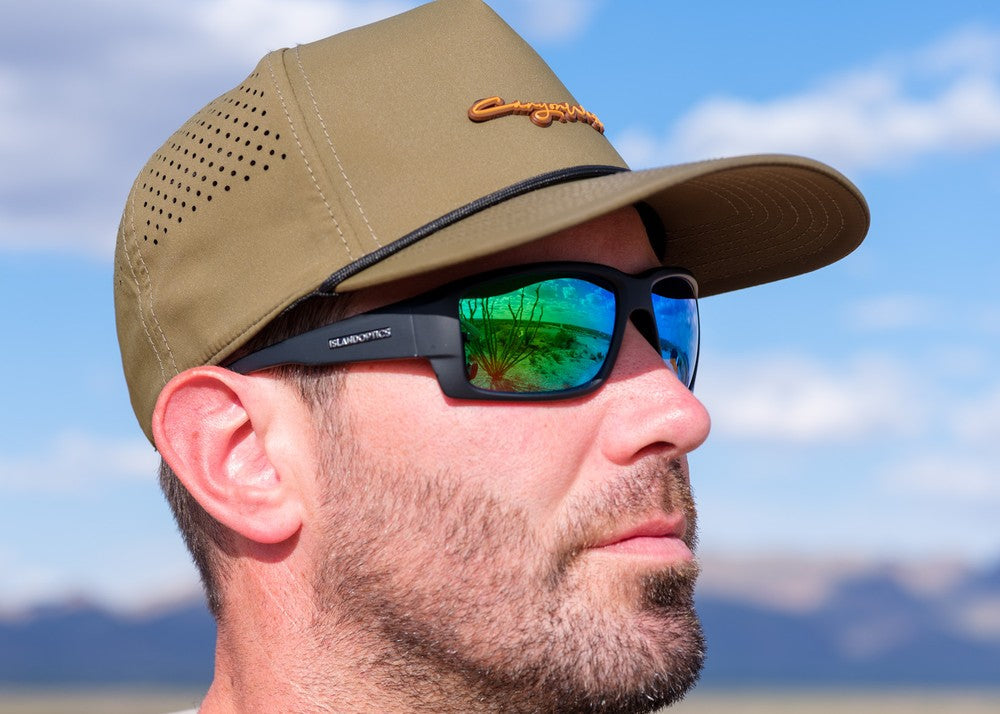 matte black|green flash mirror