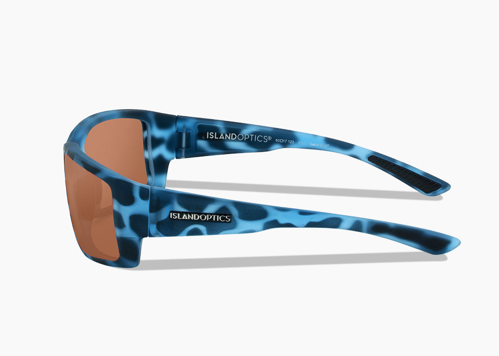 matte blue aqua tortoise|brown 12