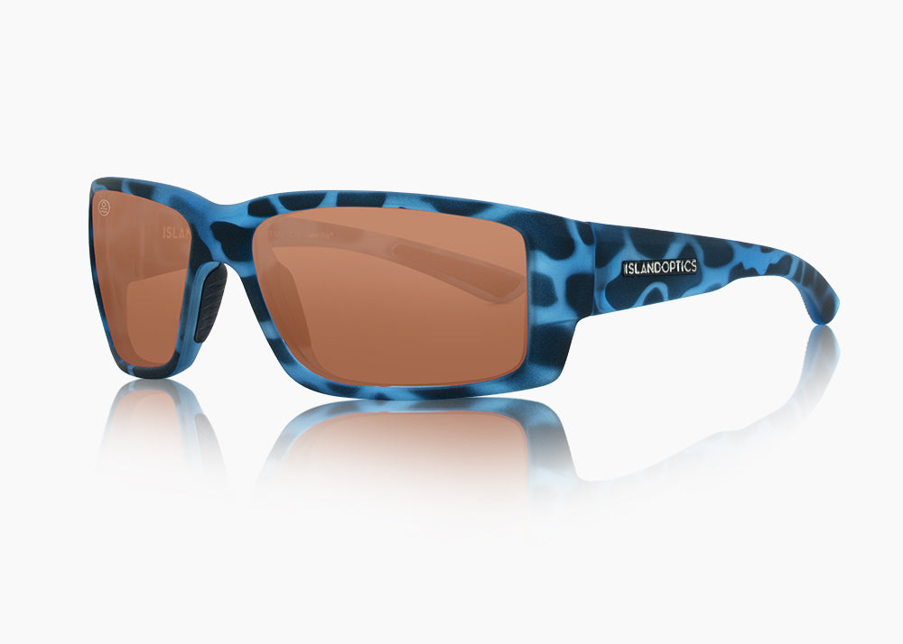 matte blue aqua tortoise|brown 12