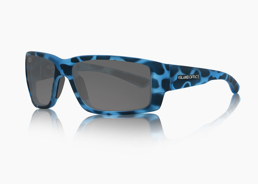 matte blue aqua tortoise|gray 12