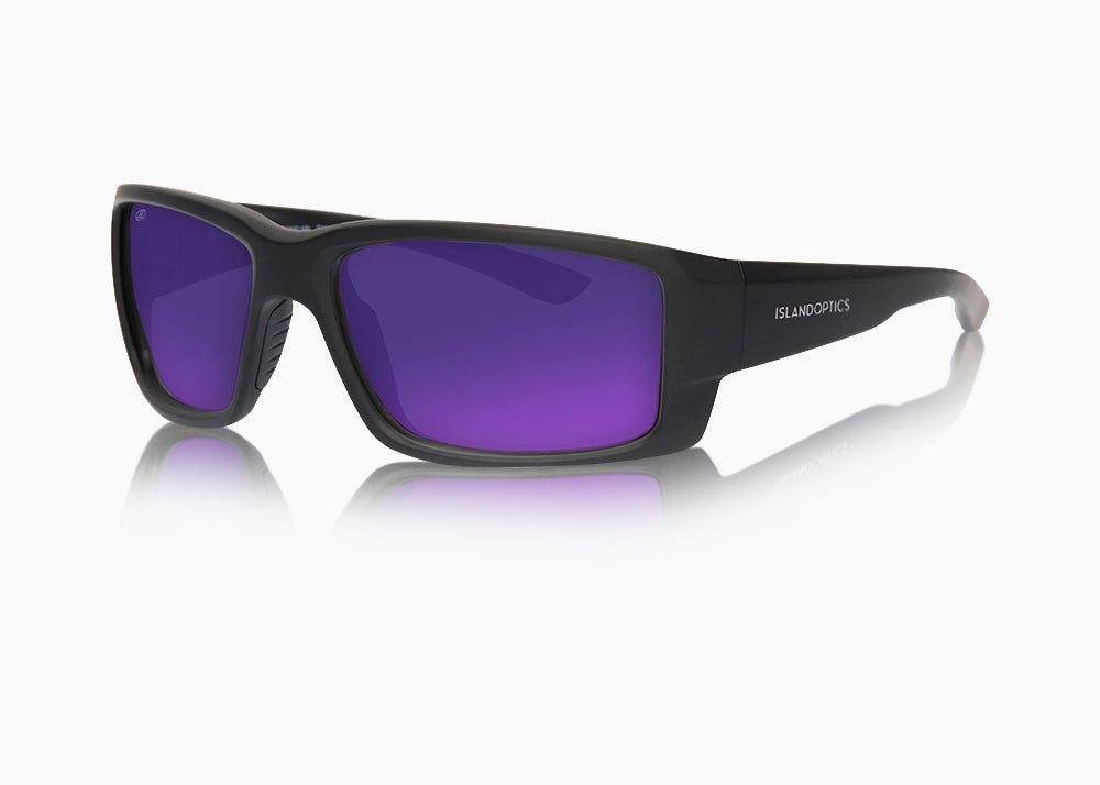 matte black|purple nova mirror