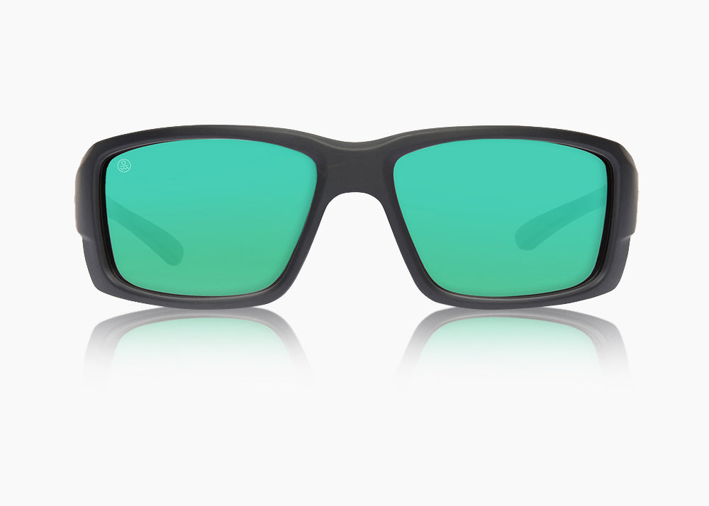 matte black|green flash mirror