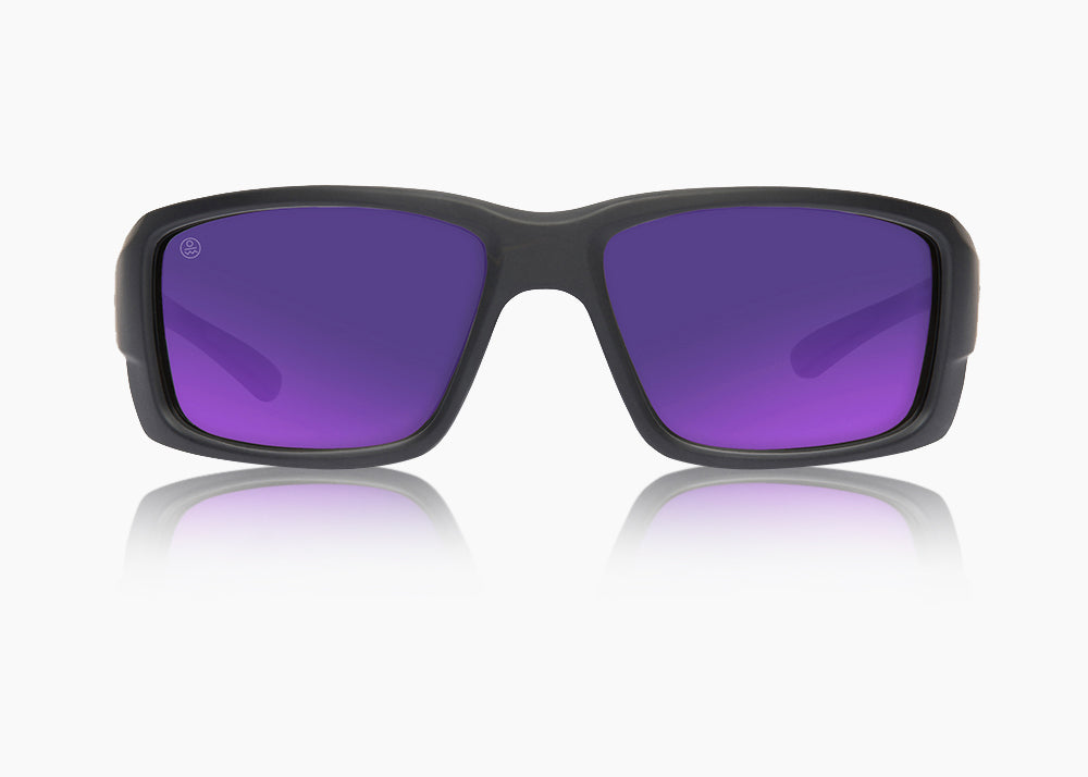 matte black|purple nova mirror