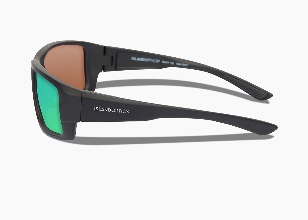 matte black|green flash mirror