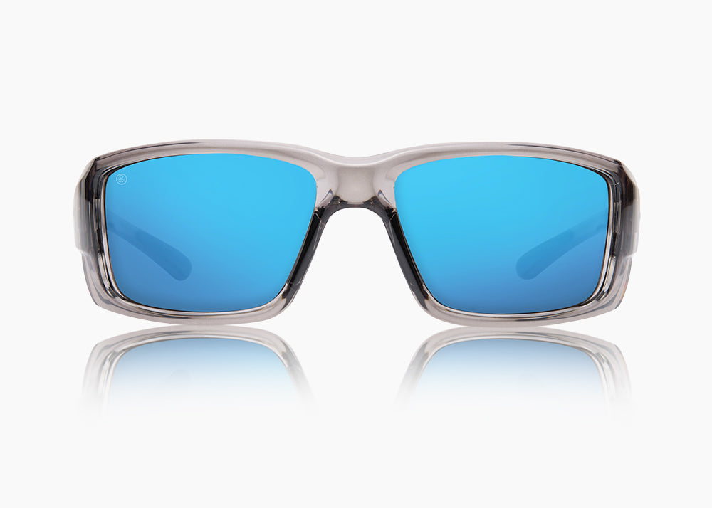 frame|crystal gray|lens|blue flash mirror