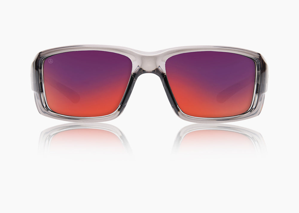 frame|crystal gray|lens|red sunset mirror