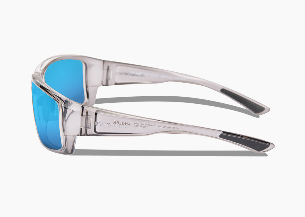 frame|crystal gray|lens|blue flash mirror