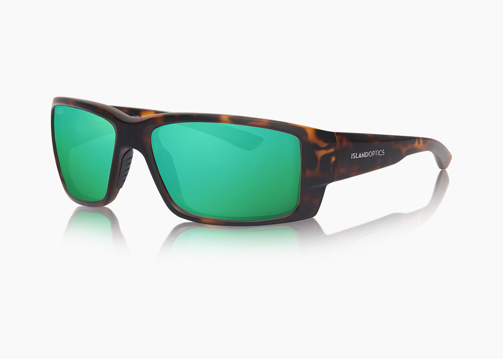 matte tortoise|green flash mirror