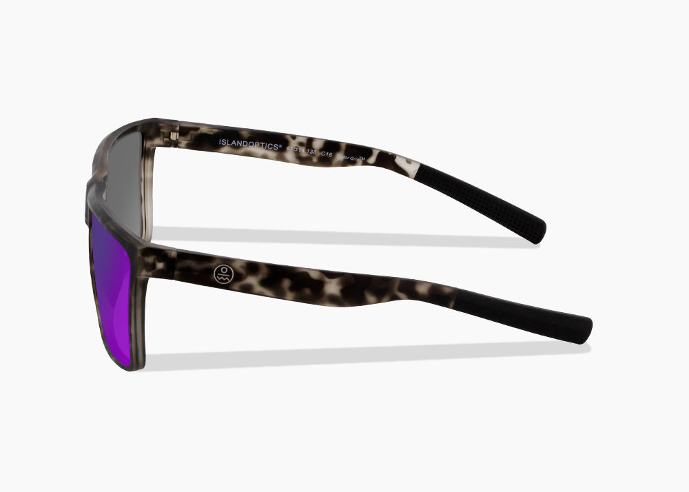 matte black tortoise|purple nova mirror