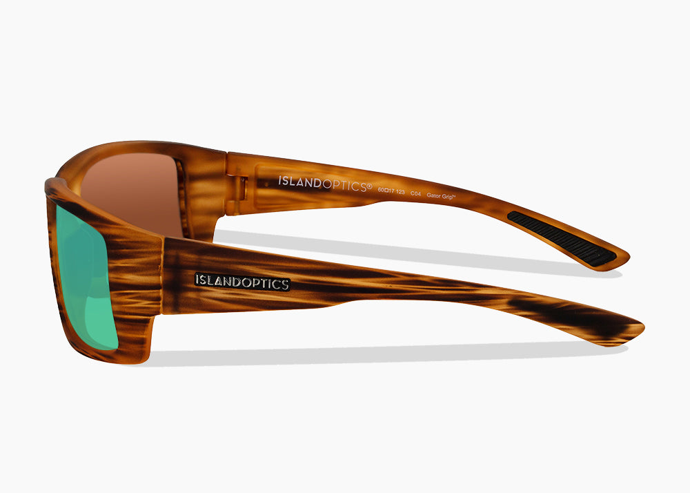 wood grain|green flash mirror