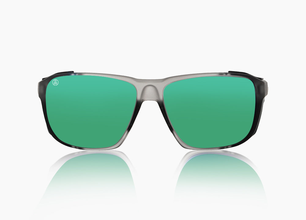 matte translucent gray|green flash mirror