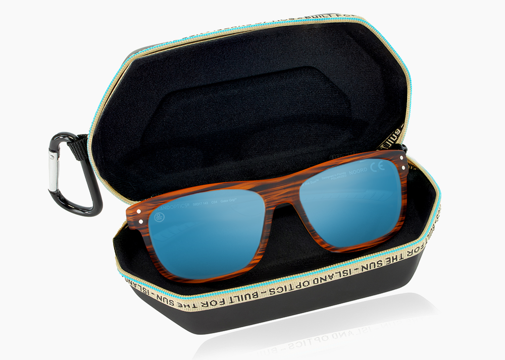 wood grain|blue flash mirror