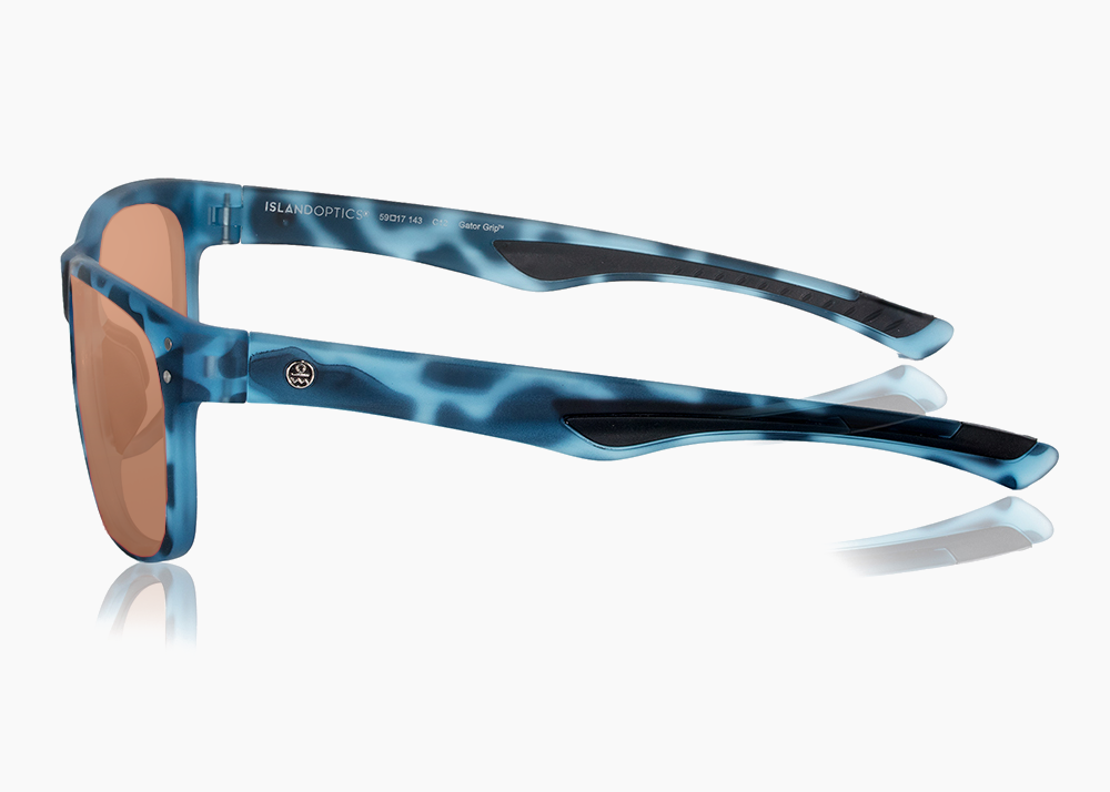 matte blue aqua tortoise|brown 12