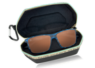frame|matte blue aqua tortoise|lens|brown 12