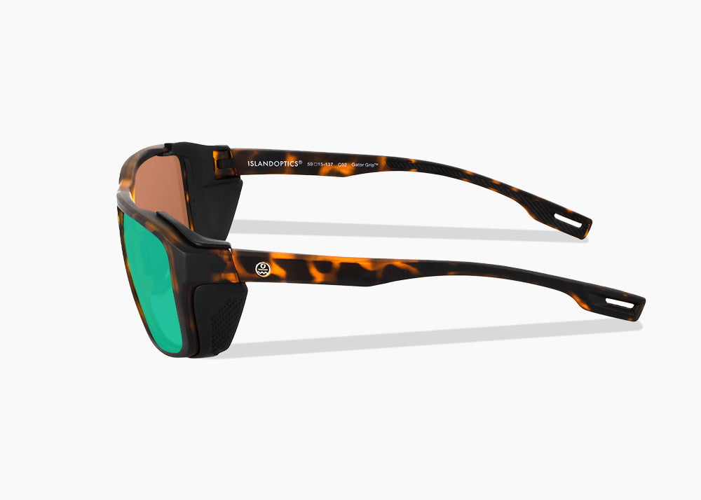 matte tortoise|green flash mirror