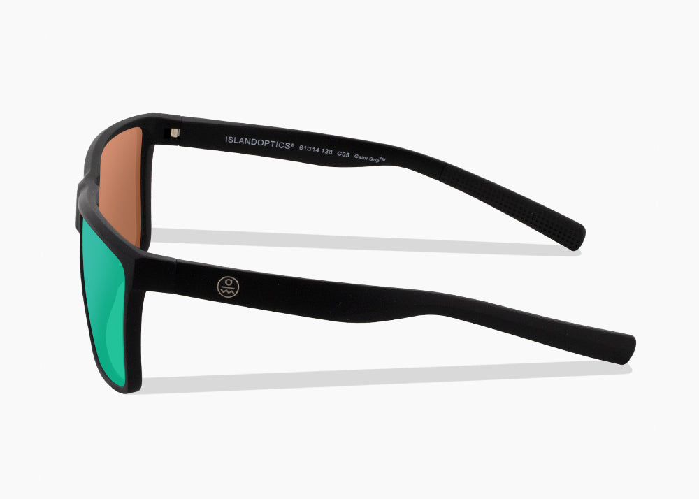 matte black|green flash mirror
