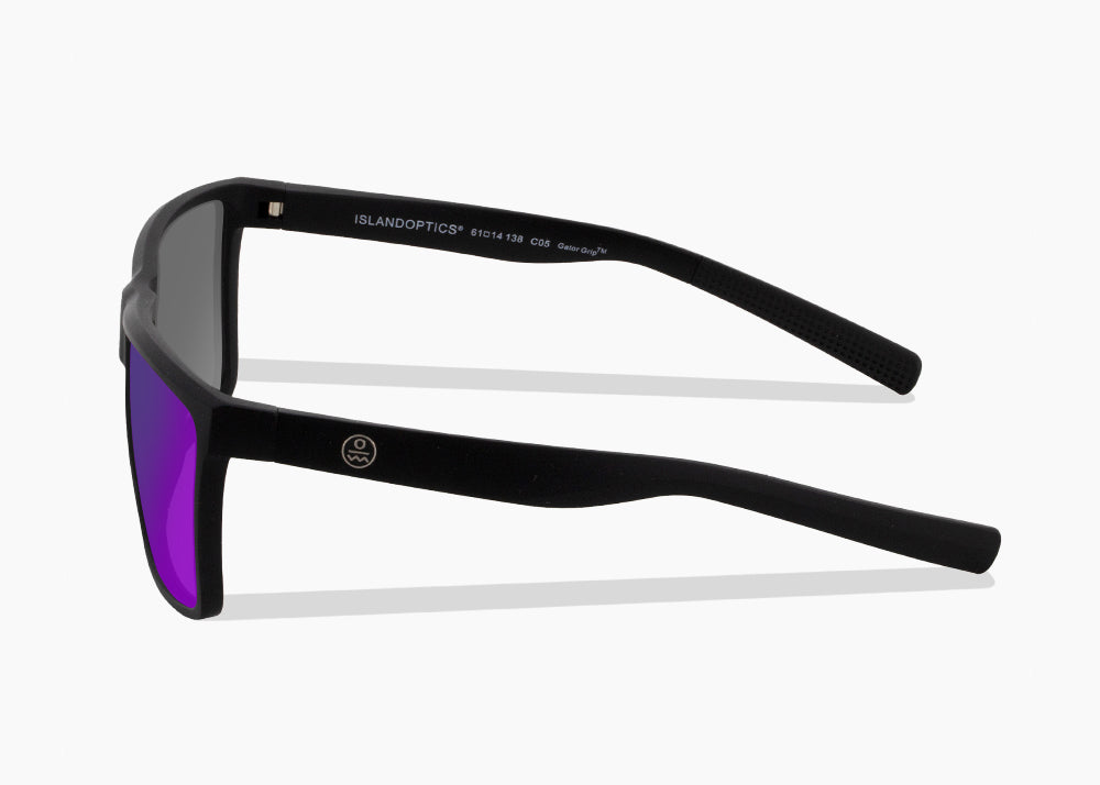 matte black|purple nova mirror