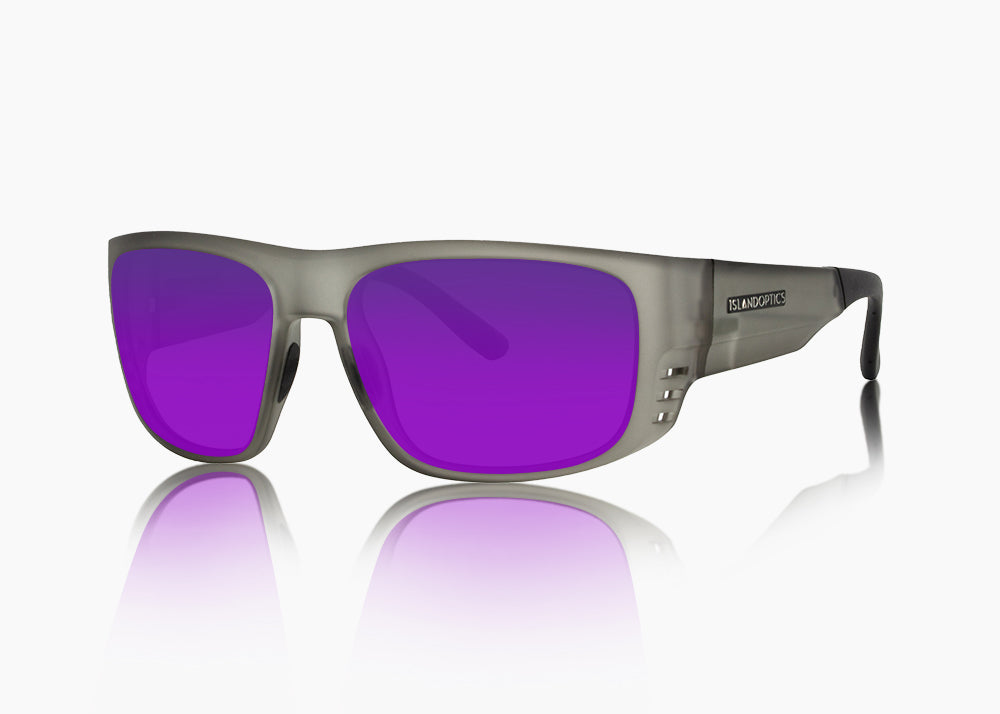 matte translucent gray|purple nova mirror