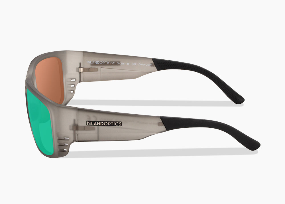 matte translucent gray|green flash mirror
