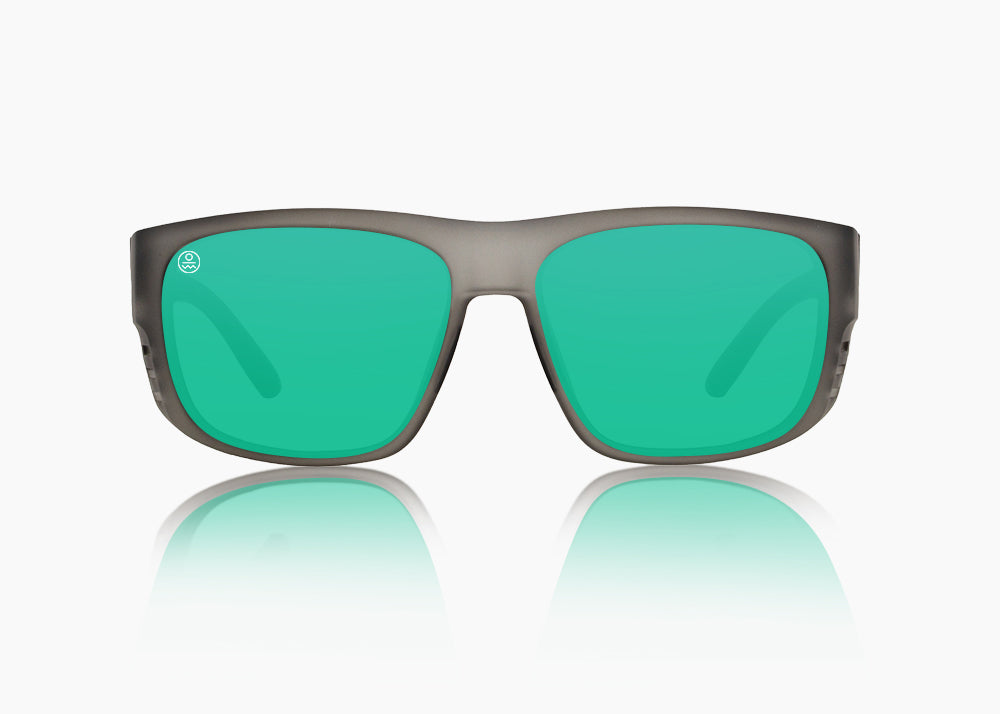 matte translucent gray|green flash mirror