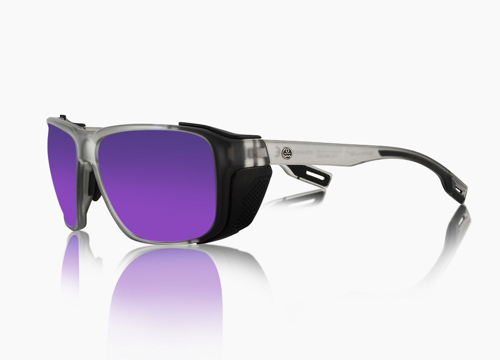 matte translucent gray|purple nova mirror