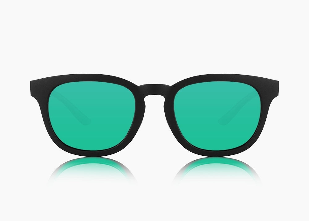 matte black|green flash mirror