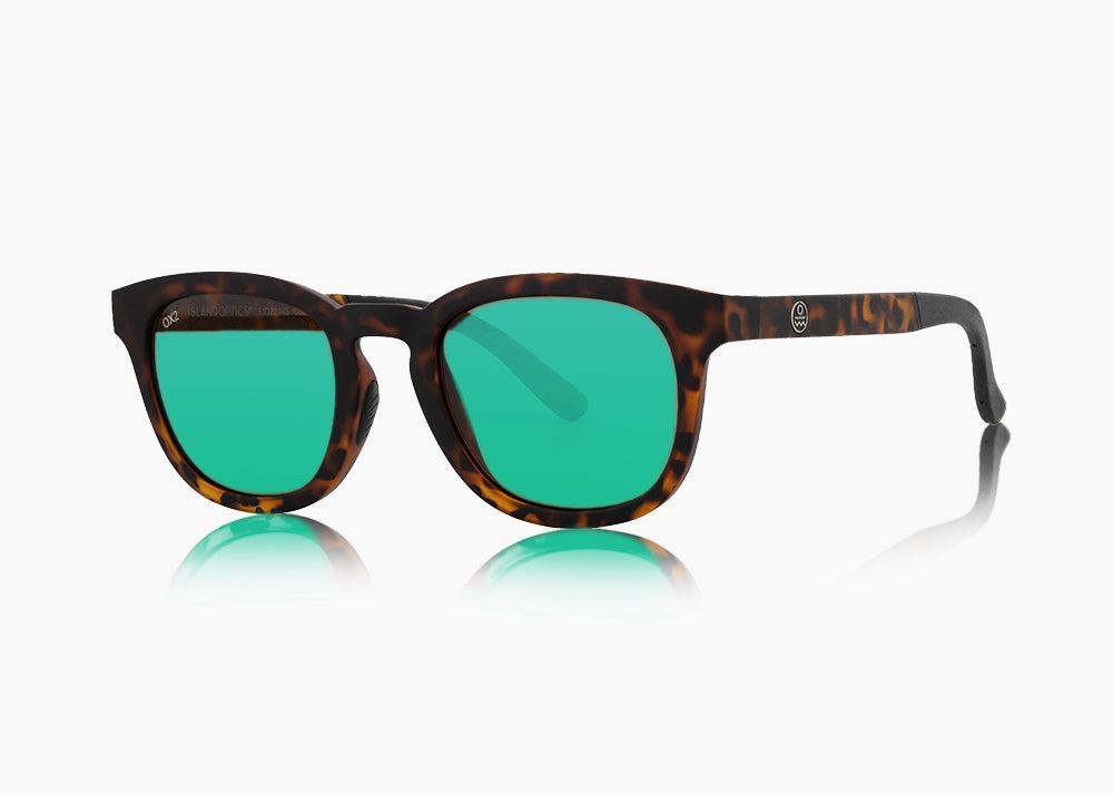 matte tortoise|green flash mirror