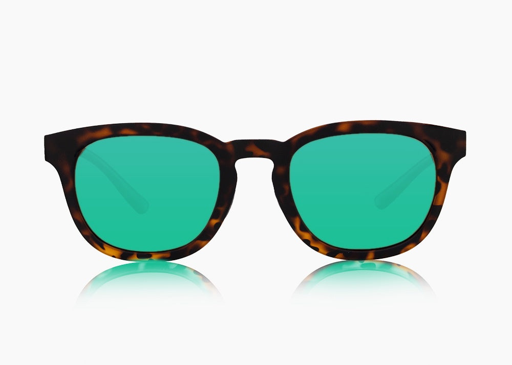 matte tortoise|green flash mirror