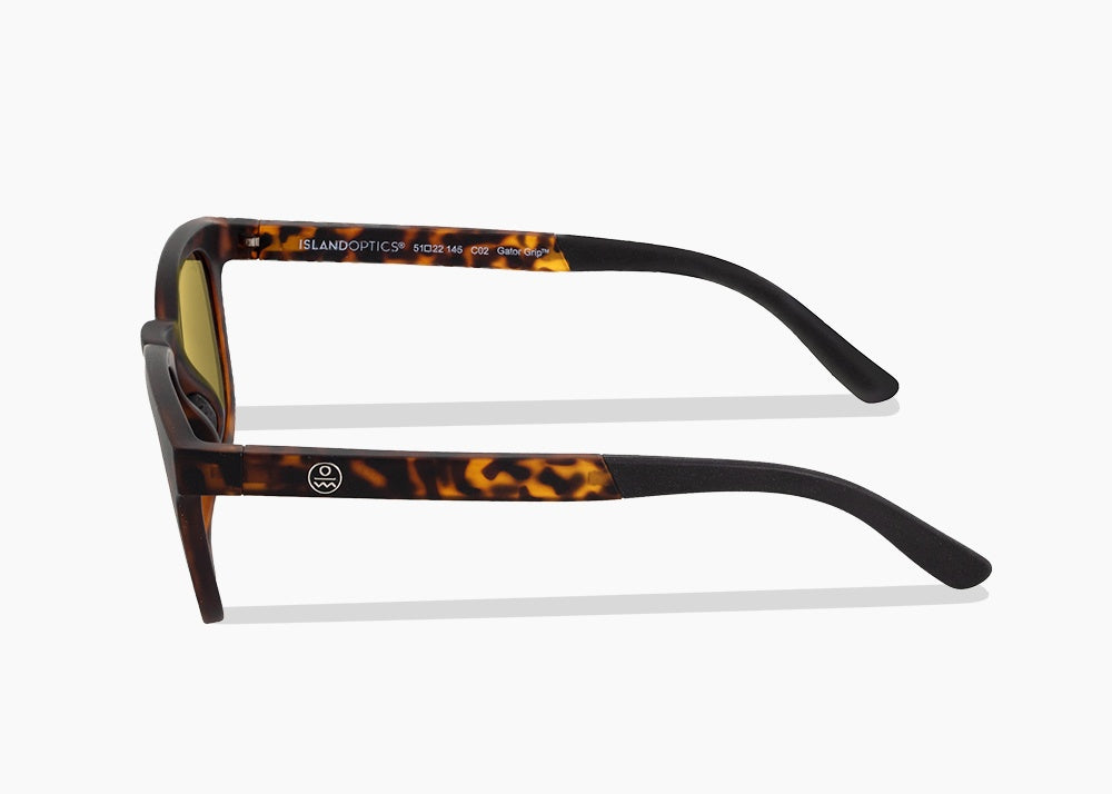 matte tortoise|yellow low light