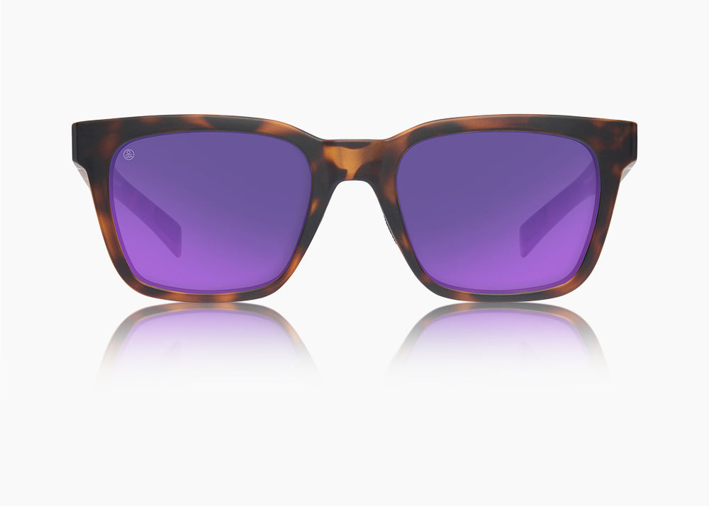 matte tortoise|purple nova mirror