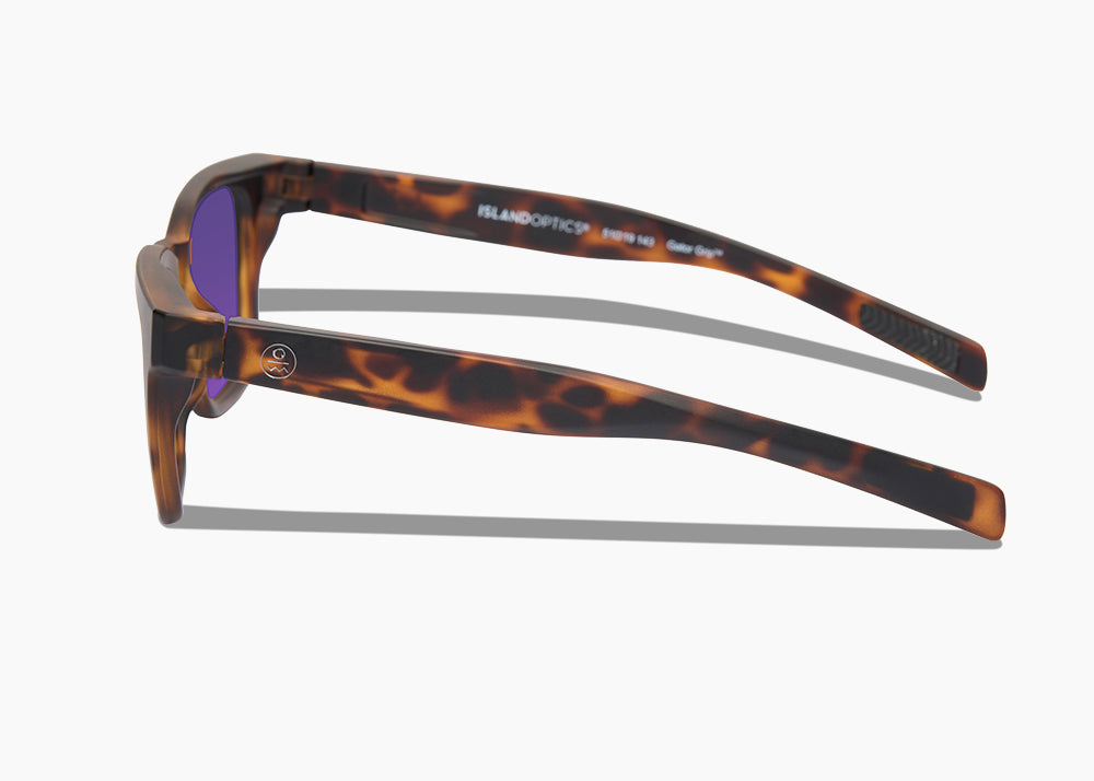matte tortoise|purple nova mirror