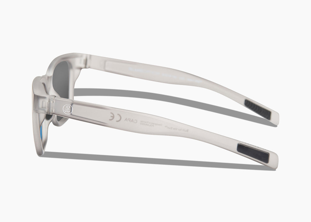 matte translucent gray|blue flash mirror