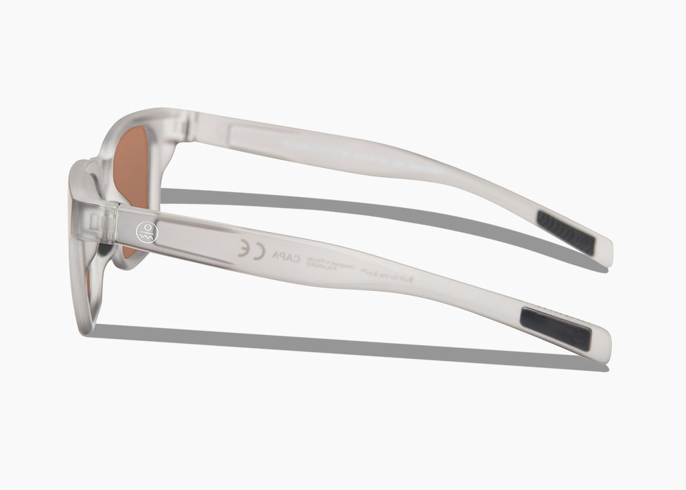 frame|matte translucent gray|lens|brown 12