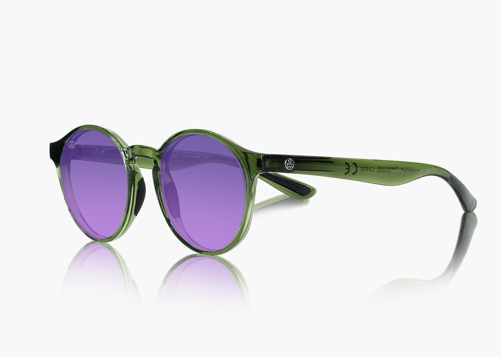 translucent green|purple nova mirror