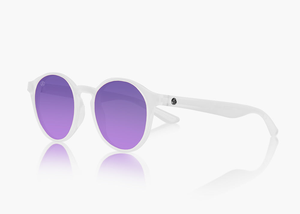 frosted white|purple nova mirror