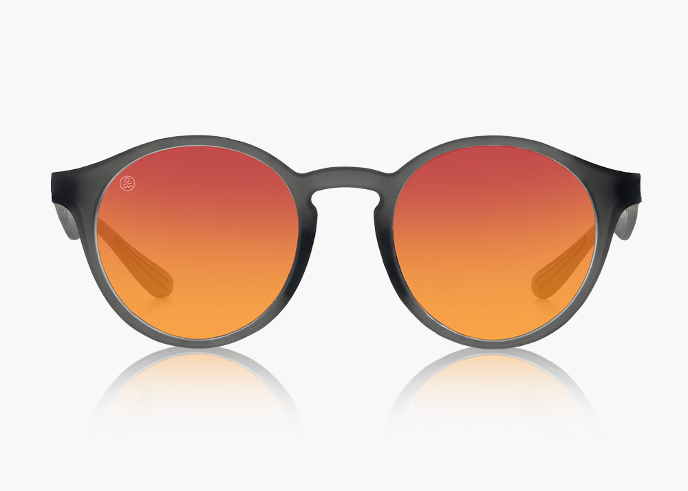 frame|matte black|lens|red sunset mirror