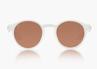 frame|frosted white|lens|brown 12