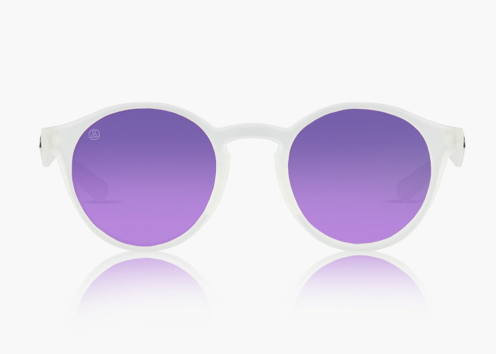 frosted white|purple nova mirror