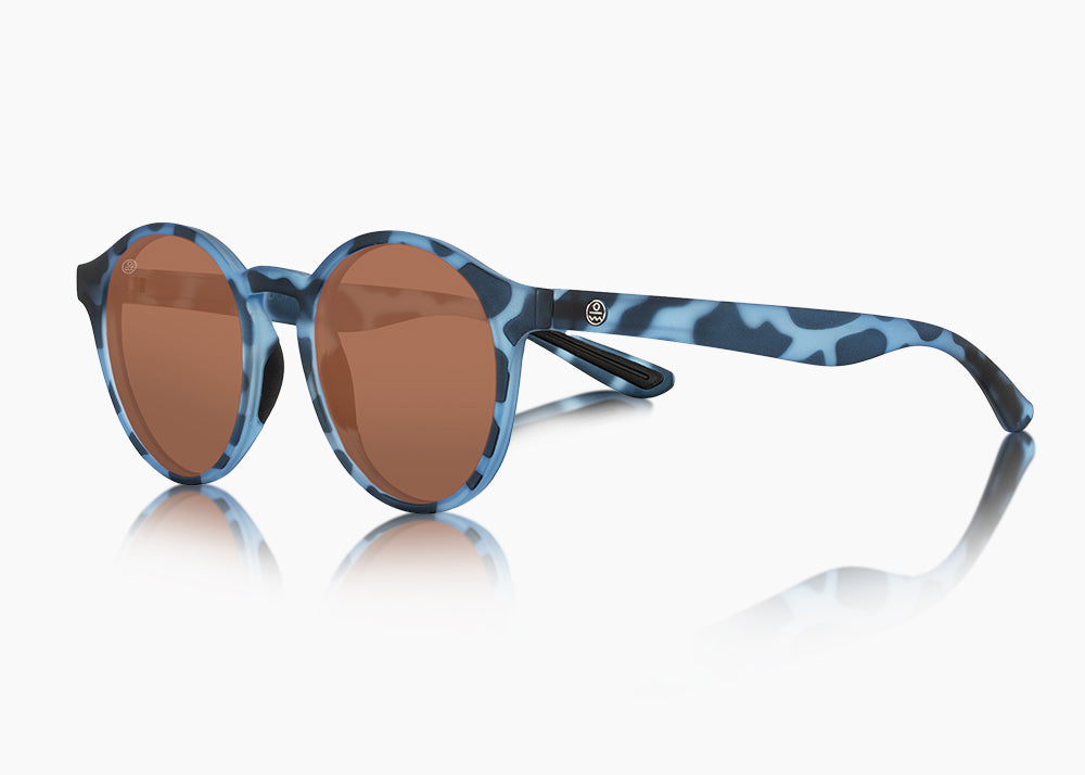 matte blue aqua tortoise|brown 12