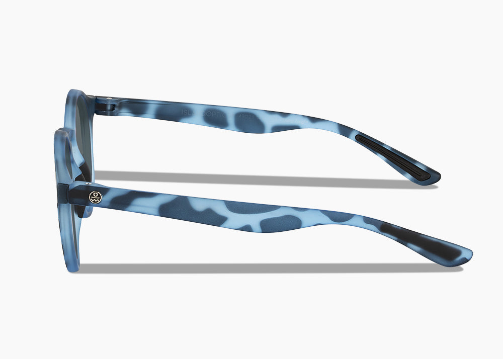 matte blue aqua tortoise|gray 12