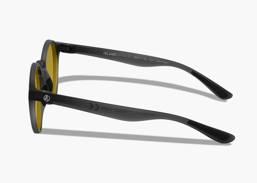 matte black|yellow low light