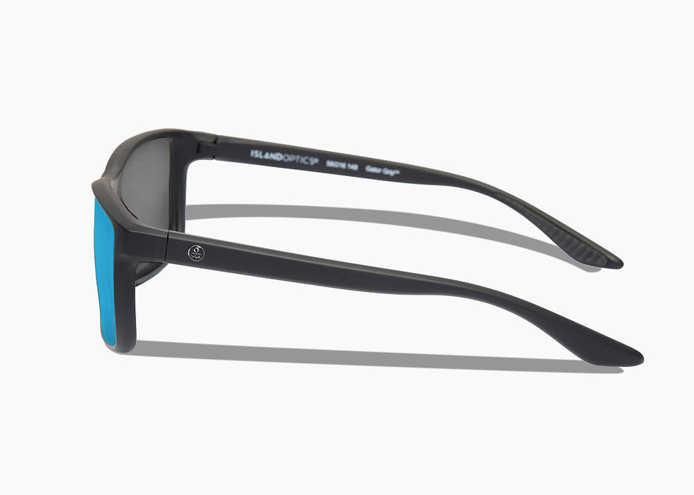 matte black|blue flash mirror