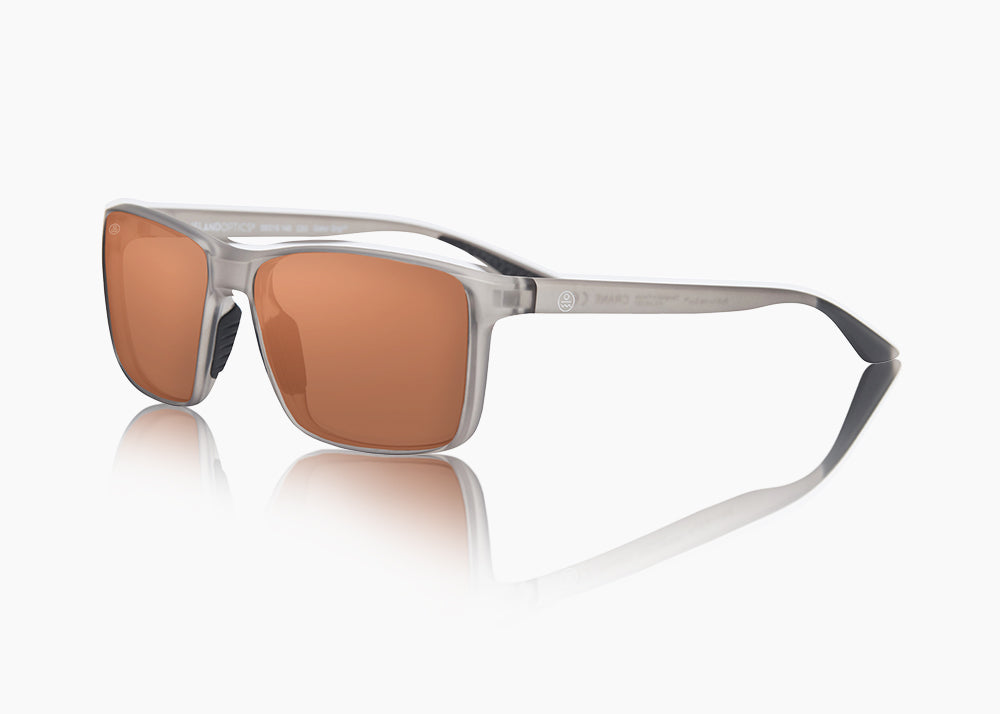 frame|matte translucent gray|lens|brown 12