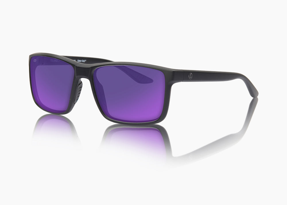 frame|matte black|lens|purple nova mirror