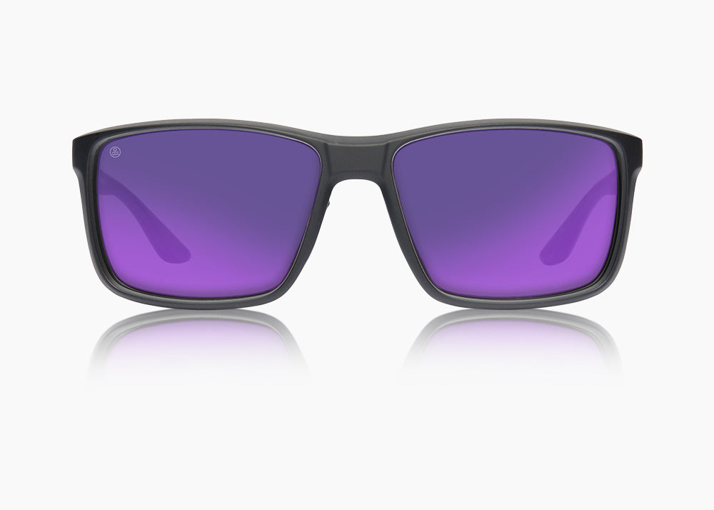 matte black|purple nova mirror