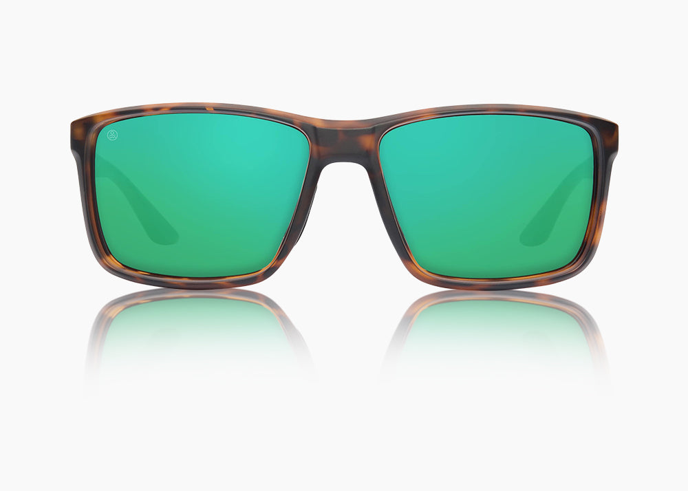 matte tortoise|green flash mirror