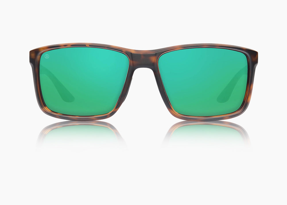 matte tortoise|green flash mirror